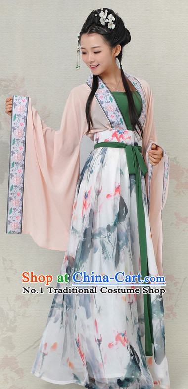 Chinese Hanfu China Shopping Asian Fashion Plus Size Clothing Clothes online Oriental Dresses Ancient Costumes and Hair Accessories Complete Set