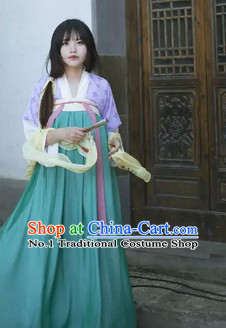 Ancient Chinese Tang Dynasty Clothes for Ladies