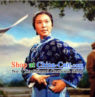 Hong Deng Ji Chinese Farmer Costumes for Women