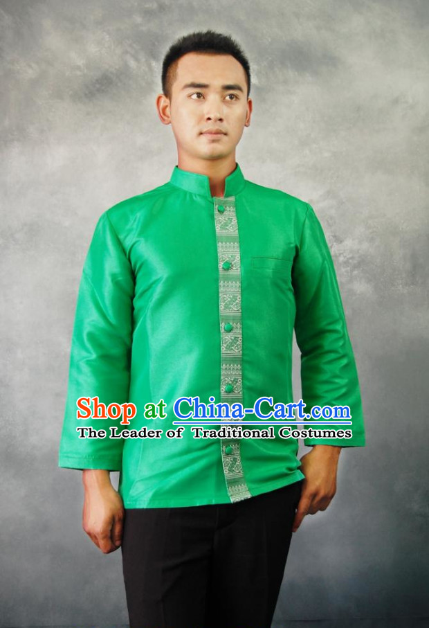 Thailand Traditional National Dresses Complete Set For Men