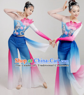 Chinese Folk Dance Costume Dancewear Discount Dane Supply Clubwear Dance Wear China Wholesale Dance Clothes for Women