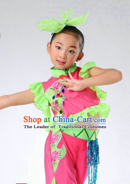 Chinese Kids Folk Dance Costumes Dancewear Discount Dane Supply Clubwear Dance Wear China Wholesale Dance Clothes