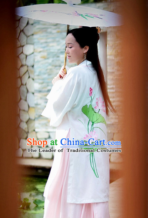 Chinese Lotus Costume Ancient Costume Traditional Clothing Traditiional Dress Costume China China Wholesale Clothing online