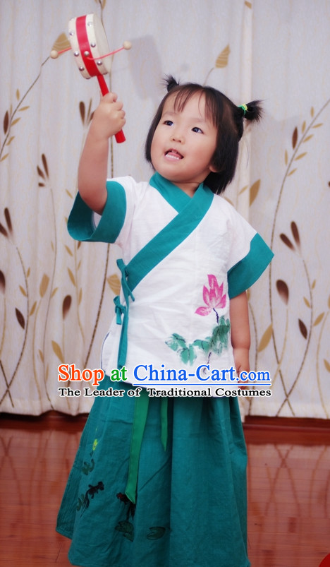 Chinese Little Girs Hanfu Costume Ancient Costume Traditional Clothing Traditiional Dress Clothing online