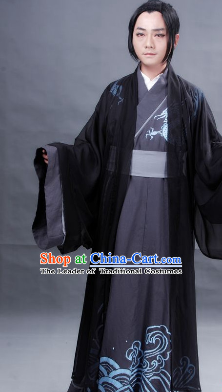 Chinese Male Hanfu Costume Ancient Costume Traditional Clothing Traditiional Dress Clothing online