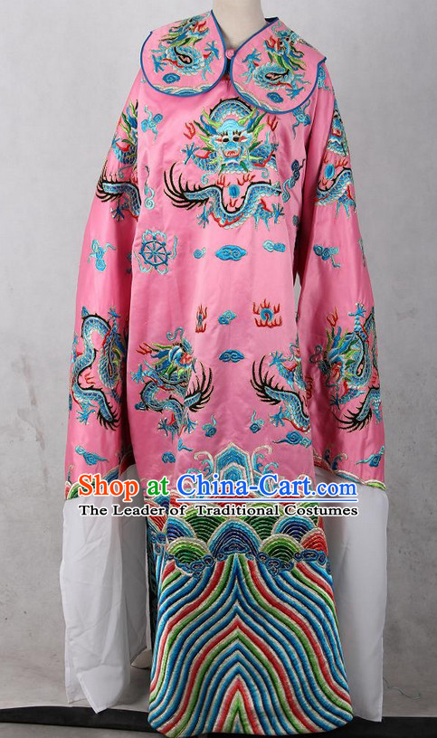 Embroidered Chinese Dragon Robe Opera Costumes Chinese Clothing Opera Mask Cantonese Opera Chinese Culture