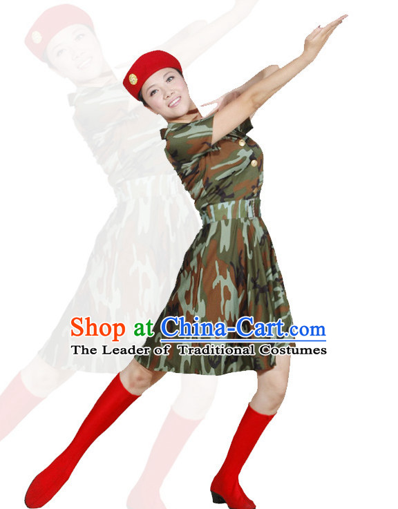 China Army Dance Costume Ideas Dancewear Supply Dance Wear Dance Clothes Suit