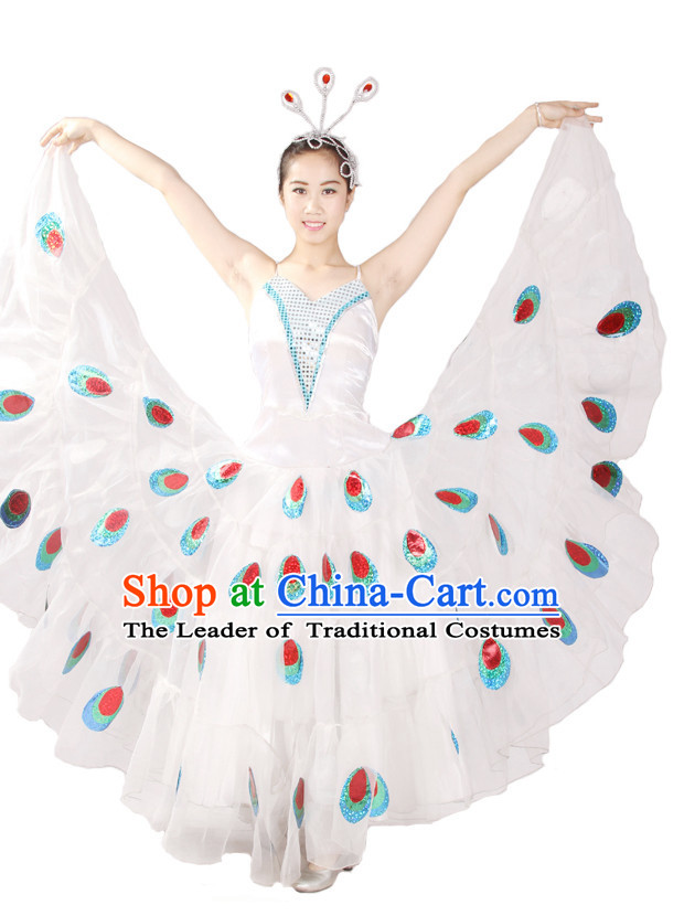 Chinese Style Parade Peacock Dance Costume Ideas Dancewear Supply Dance Wear Dance Clothes Suit