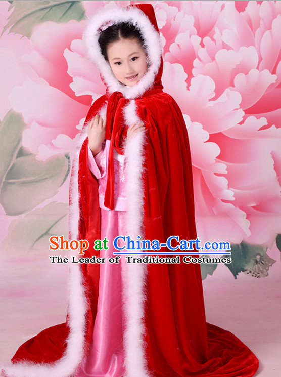 Chinese Princess Halloween Costumes for Kids Baby Hanfu Clothes Toddler Halloween Costume Kids Clothing and Hair Accessories Complete Set