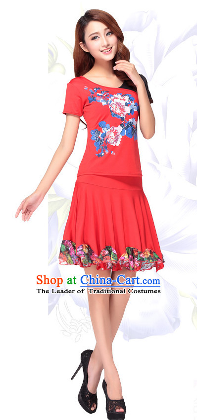 Chinese Style Modern Parade Costume Ideas Dancewear Supply Dance Wear Dance Clothes Suit