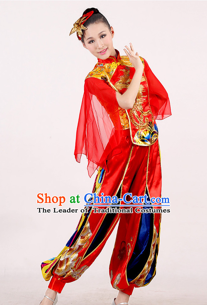 Chinese Drum Dance Costume Ideas Dancewear Supply Dance Wear Dance Clothes Outfits