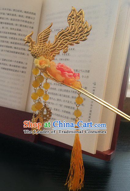 Ancient Chinese Handmade Phoenix Princess Superwoman Hair Jewelry Headwear Hair Accessories