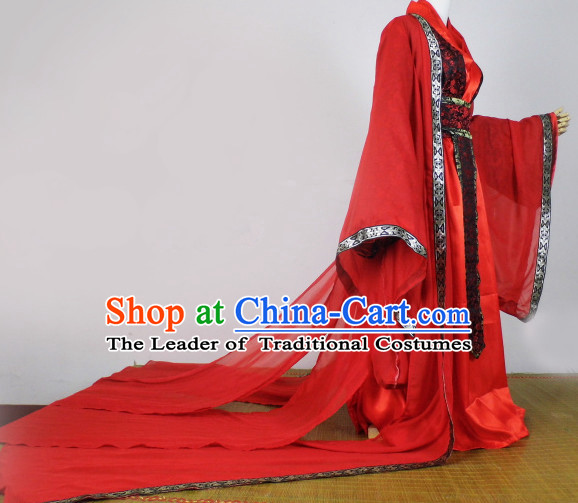 Red Traditional Chinese Classical Red Clothing Complete Set