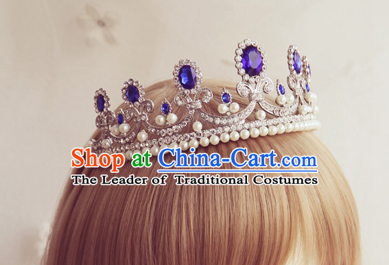 Romantic Bridal Princess Royal Crown Hair Accessories Hair Jewelry Headwear