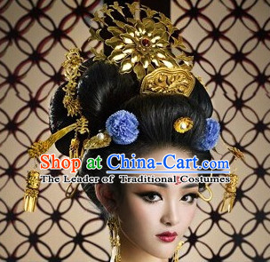 Wu Zetian Female Emperor Headpieces Hair Accessories Set