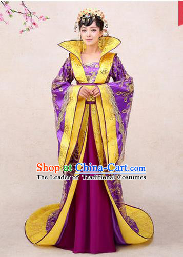 Ancient Chinese Palace Empress Costumes Complete Set, Tang Dynasty Ancient Palace Dance Clothing, Cosplay Fairy Imperial Consort Dress Suits For Women