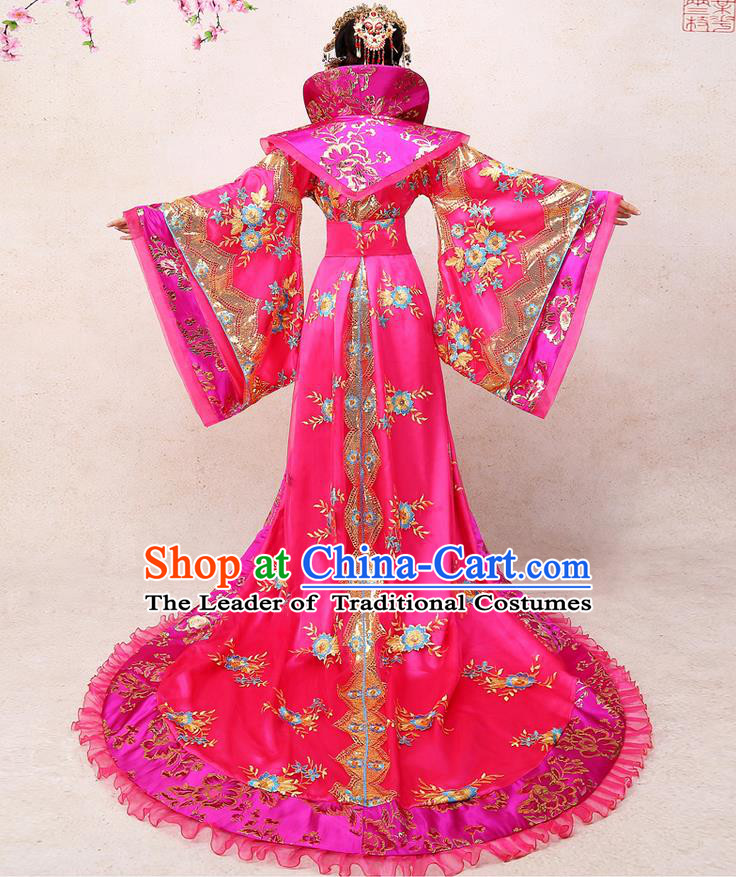 Ancient Chinese Palace Empress Costumes Complete Set, Tang Dynasty Ancient Palace Dance Clothing, Cosplay Fairy Imperial Consort Dress Suits For Women