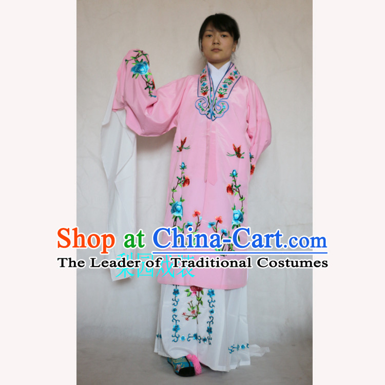 Ancient Peking Opera Costume Drama Women Wearing Yueju Opera Drama Miss Dance Costumes Huadan Long Sleeve Costumes For Adult