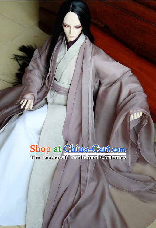 Ancient Chinese Hanfu Garment BJD Costumes for Men Boys Adults Kids