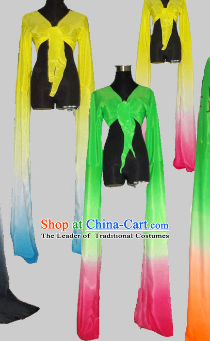 Color Changing Chinese Classical Water Sleeve Dance Costumes for Women Adults Kids