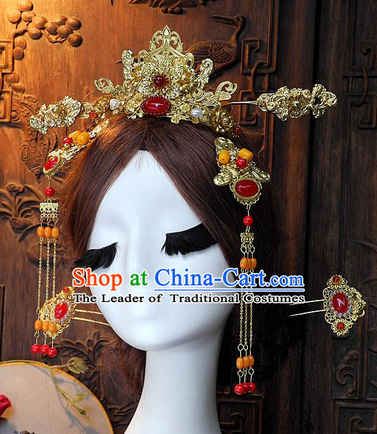 Ancient Chinese Hair Style Accessories Hair Sticks Clips Hair Pin Hair Pieces Combs Ancient Chinese Chopsticks Asian Wedding Bridal Hair Ornaments