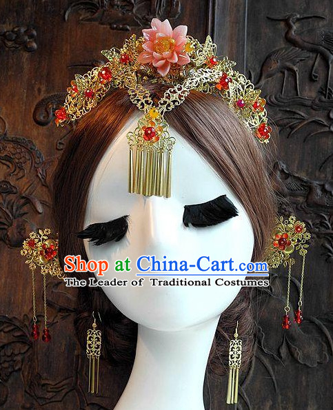 Ancient Chinese Empress Princess Queen Hair Style Accessories Hair Sticks Clips Hair Pin Hair Pieces Combs Ancient Chinese Chopsticks Asian Wedding Bridal Hair Ornaments Crown