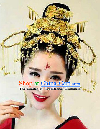 Ancient Chinese Empress Princess Queen Hair Style Accessories Hair Sticks Clips Hair Pin Hair Pieces Combs Ancient Chinese Chopsticks Asian Wedding Bridal Hair Ornaments Crown