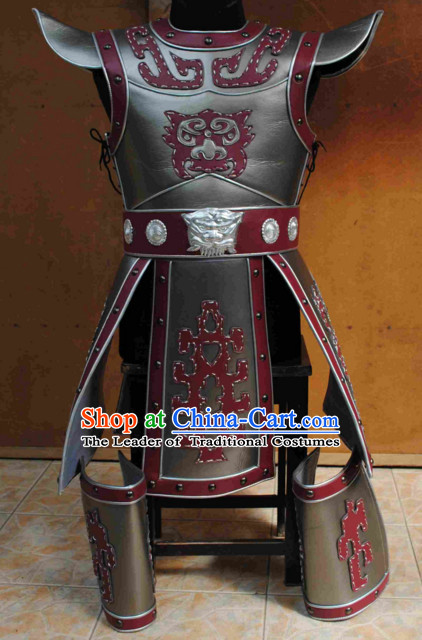 Chinese General Ancient Armor Costumes Complete Set for Men