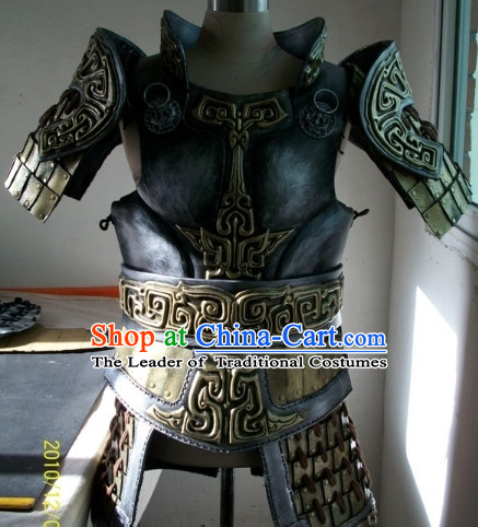 Chinese General Fighter Knight Ancient Armor Costumes Complete Set for Men