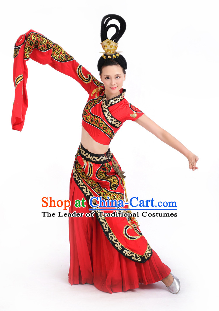 Chinese Competition Stage Classical Dance Costumes Female Dance Costumes Folk Dances Ethnic Dance Fan Dance Dancing Dancewear for Women