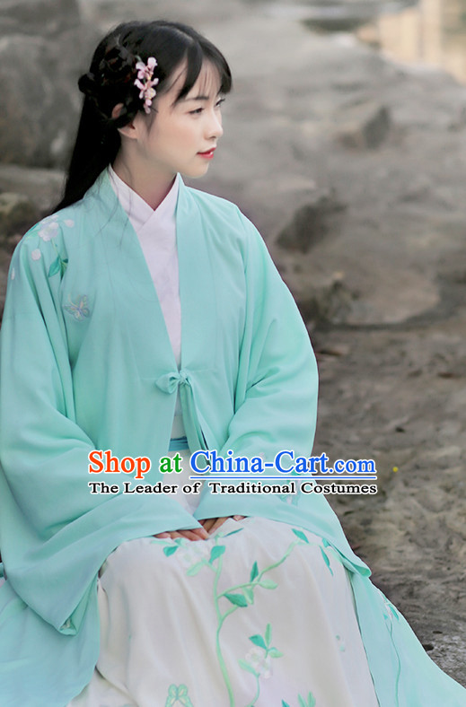 Ancient Chinese Embroidered Hanfu Dress China Traditional Clothing Asian Long Dresses China Clothes Fashion Oriental Outfits for Women