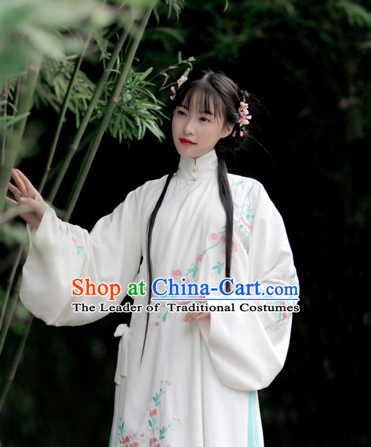 Ancient Chinese Embroidered Hanfu Dress China Traditional Clothing Asian Long Dresses China Clothes Fashion Oriental Outfits for Women