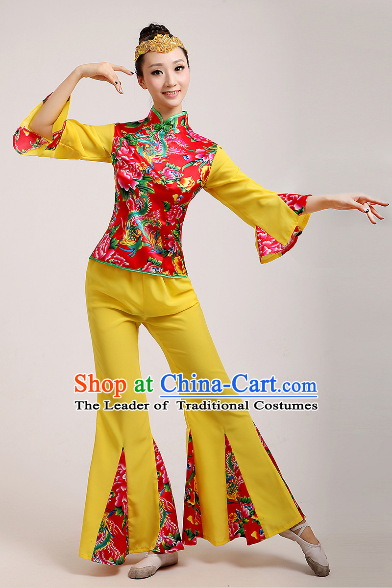 Traditional Chinese Dancewear Costumes Dancer Costumes Girls Dance Lyrical Dance Costume Ballroom Comtemporary Recital Dancewear Costume