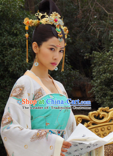 Ancient Chinese Prtincess Royal Imperial Hair Jewelry Hairpieces