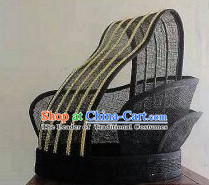 Ancient Asian Chinese Headdress Oriental Headwear Hat for Men Boys