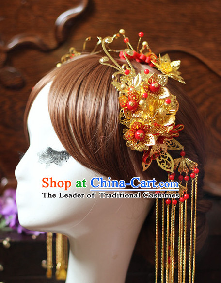 Handmade Classical Wedding Hair Accessories Fascinators Hair Sticks Hairpins Hair Bows Hair Pieces Bridal Hair Clips Prince Empress Queen Crown Coronet