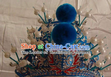 Chinese Beijing Opera Crown Coronet Headpieces Headwear Headdress Hat