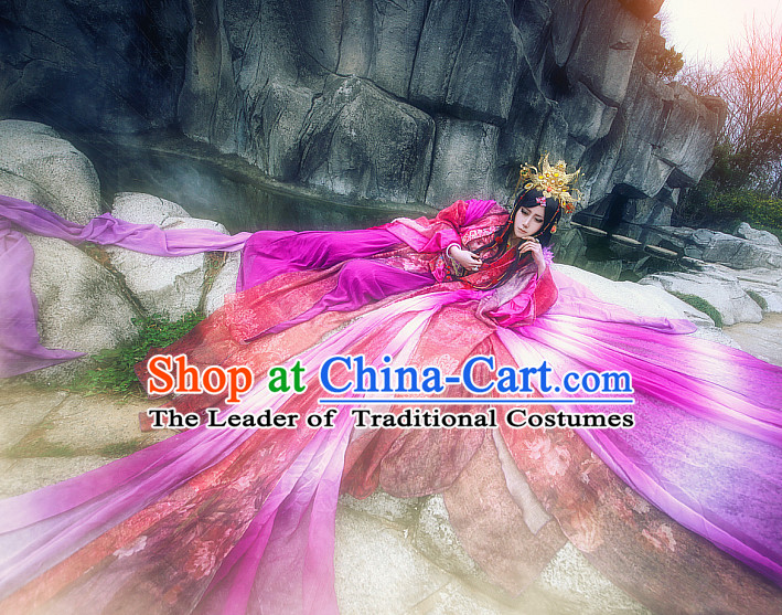 Gorgeous Chinese Princess Empress Costumes Ancient Chinese Clothing Complete Set for Men