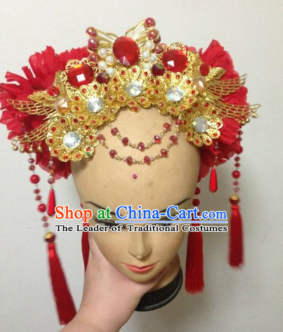 Ancient Chinese Imperial Royal Princess Hair Jewelry Headdress Hairpieces Hair Accessories