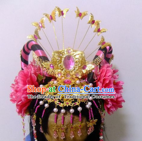 Ancient Chinese Imperial Royal Princess Hair Jewelry Headdress Hairpieces Hair Accessories