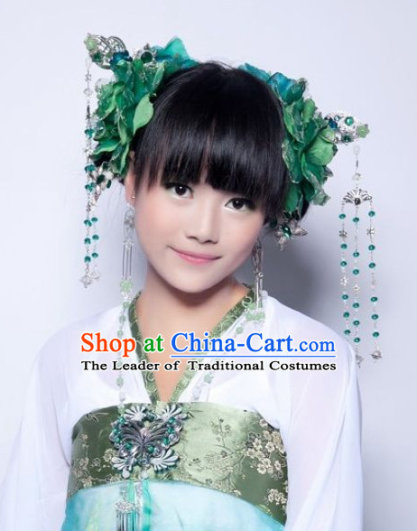 Ancient Chinese Imperial Royal Princess Hair Jewelry Headdress Hairpieces Hair Accessories