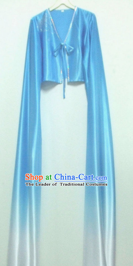 Color Transition Long Sleeves Chinese Classical Dance Costumes for Women