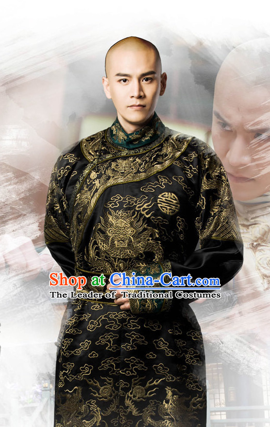 Ancient Chinese Imperial Prince Clothes Complete Set for Men