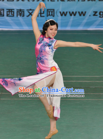 Chinese Classical Dancing Dancewear Costumes Dancer Costumes Dance Costumes Chinese Dance Clothes Traditional Chinese Clothes Complete Set for Kids