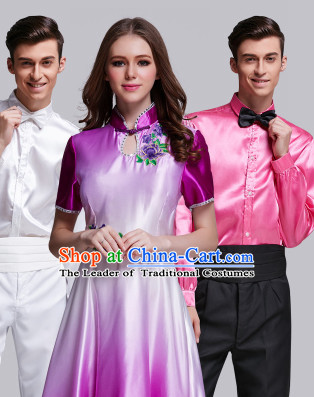 Chinese Traditional Stage Dancewear Costumes Dancer Costumes Dance Costumes Clothes Complete Set for Women Children