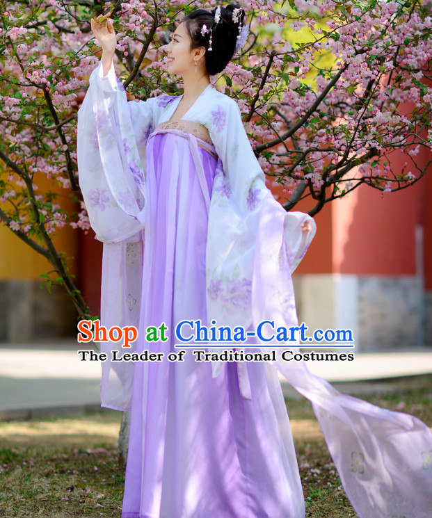 Top Chinese Tang Dynasty Hanfu Clothing Chinese Hanfu Costume Hanfu Dress Ancient Chinese Costumes Complete Set for Women Girls Children