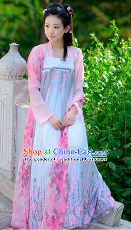 Top Chinese Tang Dynasty Beauty Princess Hanfu Clothing Chinese Hanfu Costume Hanfu Dress Ancient Chinese Costumes Complete Set for Women Girls Children