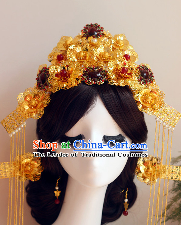 Top Chinese Traditional Wedding Headpieces Hair Jewelry Hair Clasp Hairpins