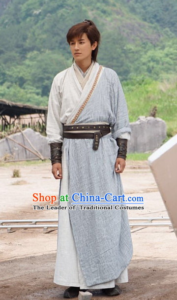 Ancient Chinese Knight Costumes Complete Set for Men