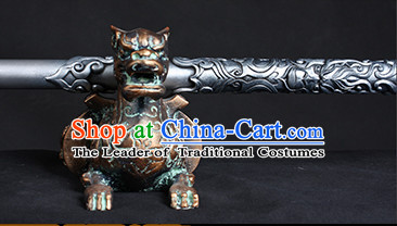 Supreme Silver Traditional Monkey King Sun Wukong Golden Cudgel